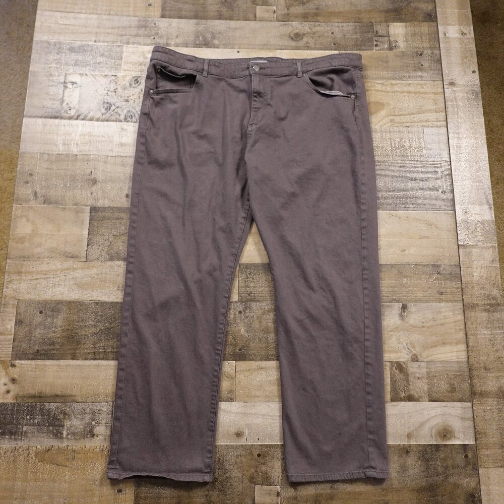 DL1961 Avery Modern‎ Straight Men’s 46x32 Slate Gray Stretch Denim